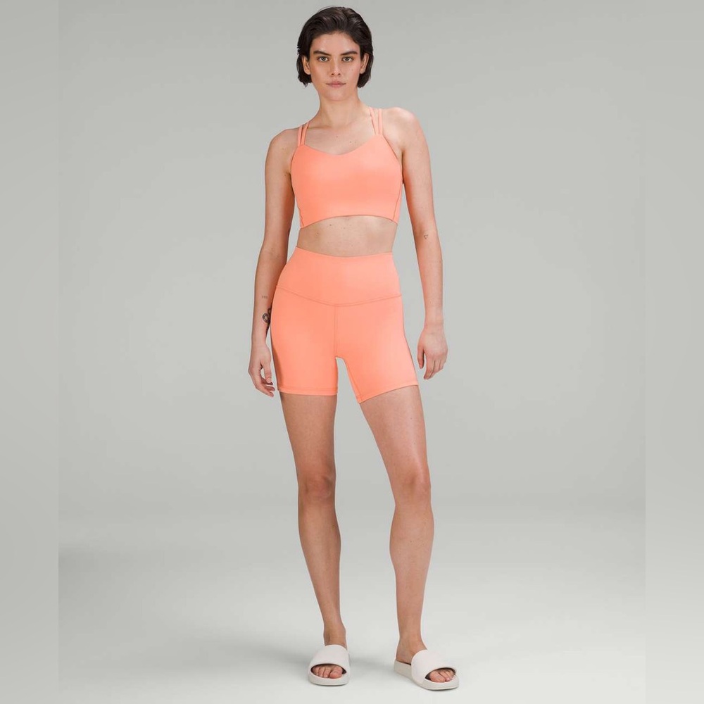 lululemon Align™ High-Rise Short 6" sunny coral